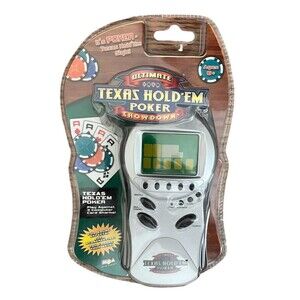 Texas Hold'Em Showdown Card Casino Game MGA Poker Electronic Handheld Ultimate